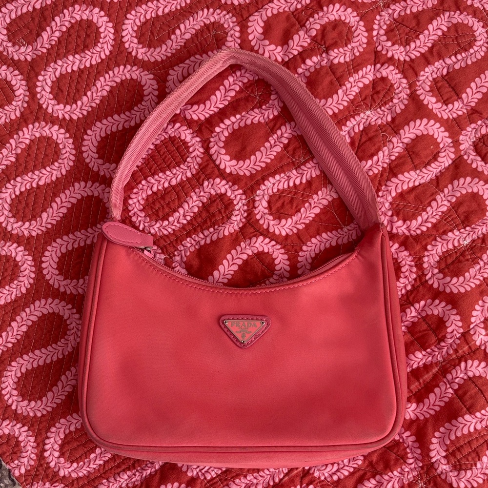 Prada Coral Pink Shoulder Bag